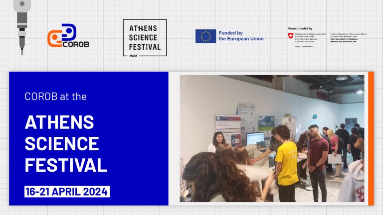 COROB joins Athens Science Festival: Celebrating a Decade of Innovation and Change 